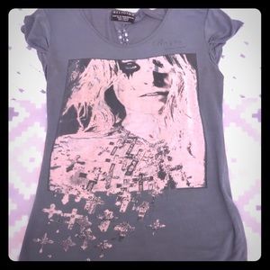 T-shirt top embellished